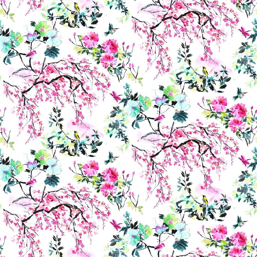 Designers Guild Chinoiserie Flower Outdoor 1 Fabric FDG2672-01