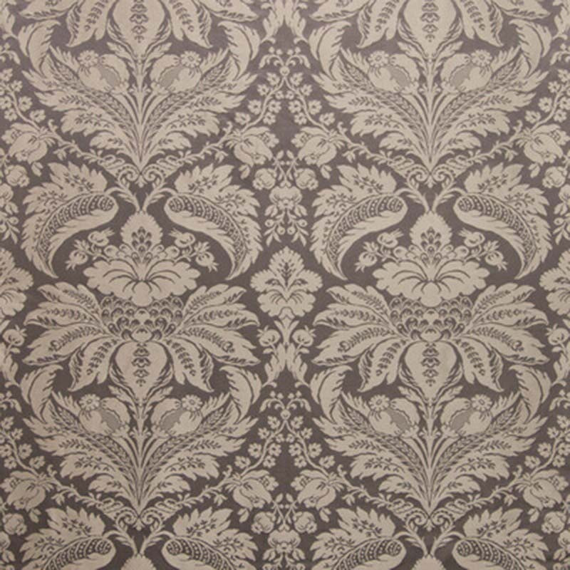 Brunschwig & Fils Damask Pierre Charcoal Fabric 8013188.21.0