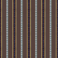Brunschwig & Fils Rayure Broderie Brun Fabric 8015147.6.0
