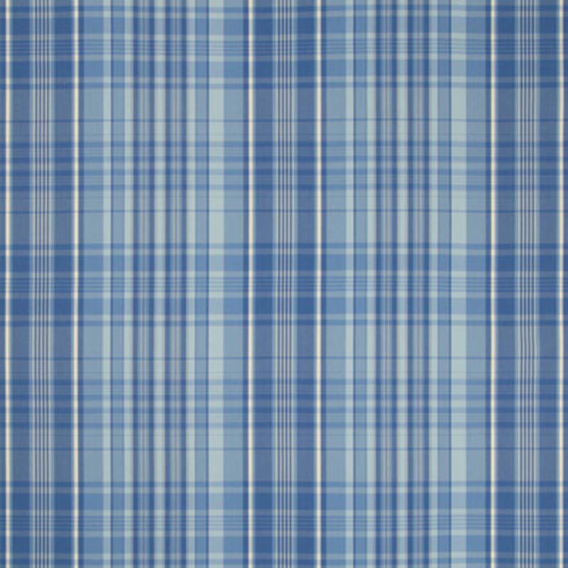 Brunschwig & Fils Guernsey Check Blue Fabric 8019101.5.0