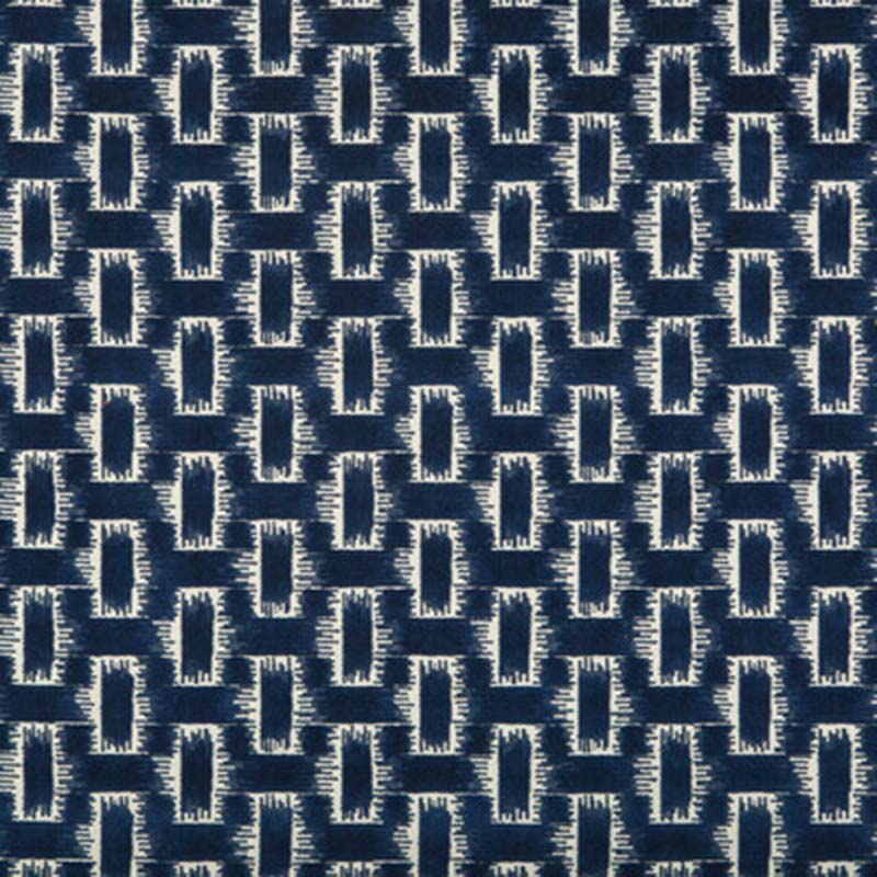 Brunschwig & Fils Chambord Velvet Indigo Fabric 8020116.50.0