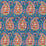 Brunschwig & Fils Rougier Print Blue/Red Fabric 8020130.195.0
