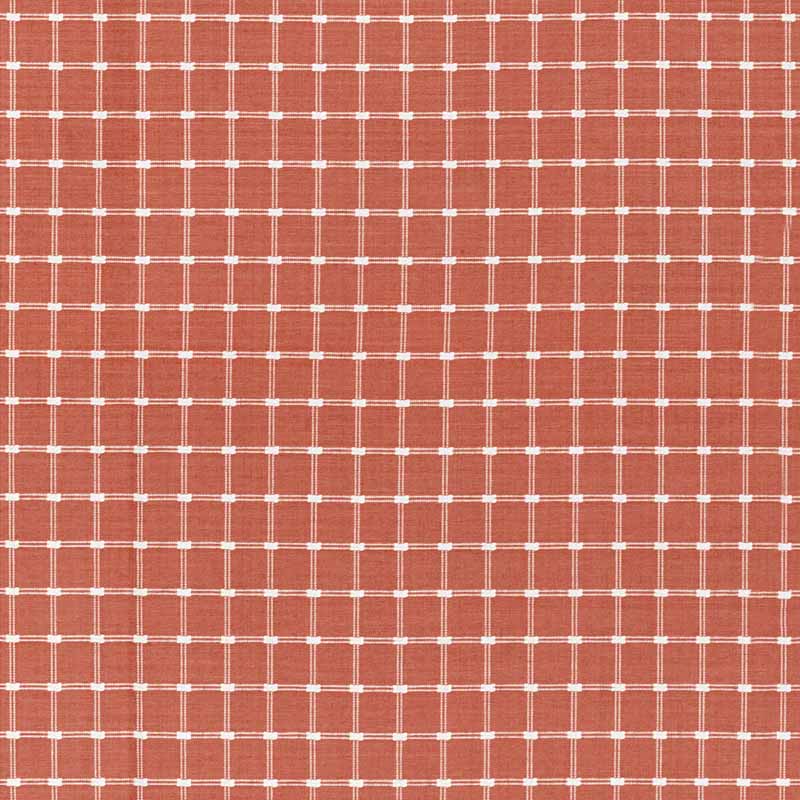 Brunschwig & Fils Lison Check Melon Fabric 8022116.12.0