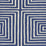 China Seas Ziggurat Reverse Large Scale New Navy Fabric 8055-05