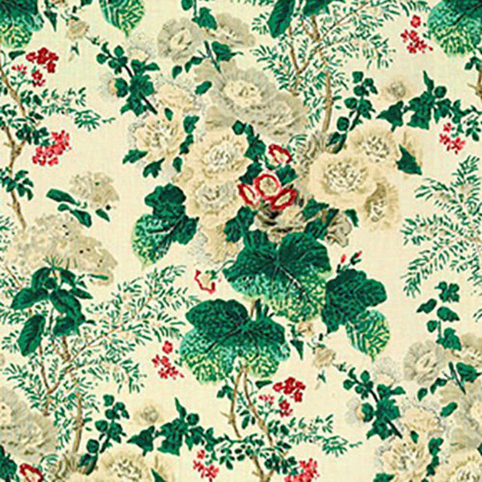 Lee Jofa Althea Print Ivory Fabric 879026.LJ.0