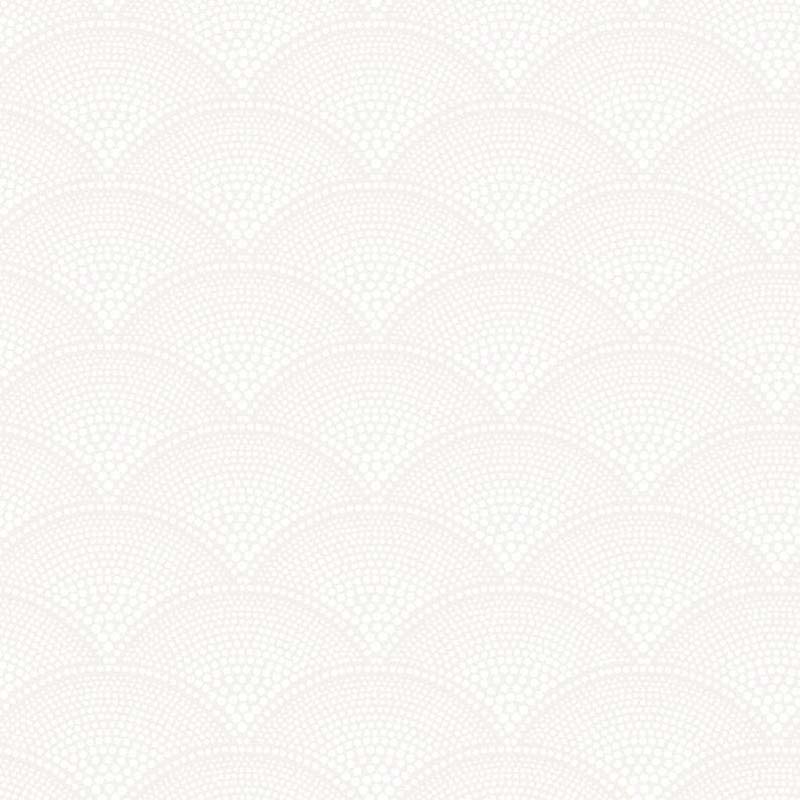 Cole & Son Feather Fan White Wallpaper 89/4015.CS.0