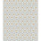 Cole & Son Hicks Hexagon Gilver/Wt/Bk Wallpaper 95/3016.CS.0