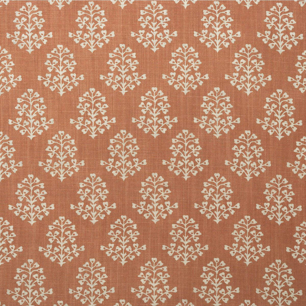 Andrew Martin Sprig Orange Fabric AM100384.12.0