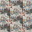 GP & J Baker Shalimar Indigo/Red Fabric BP10927.1.0