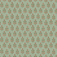 GP & J Baker Poppy Sprig Aqua/Blush Wallpaper BW45117.6.0