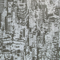 Maya Romanoff Serigraph CityScape Sculpted Slate Wallpaper MR-SPC-1X02