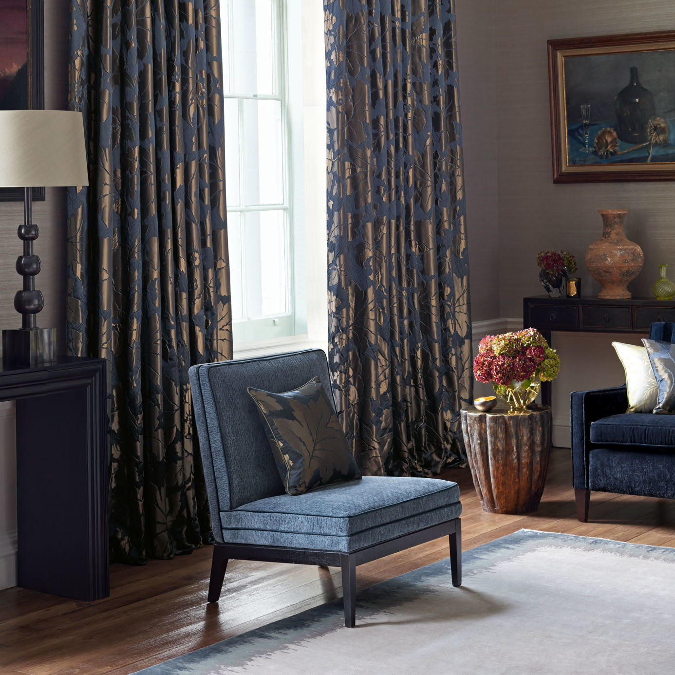 Zoffany Constantina Garnet 331912 Fabric ZCON331912