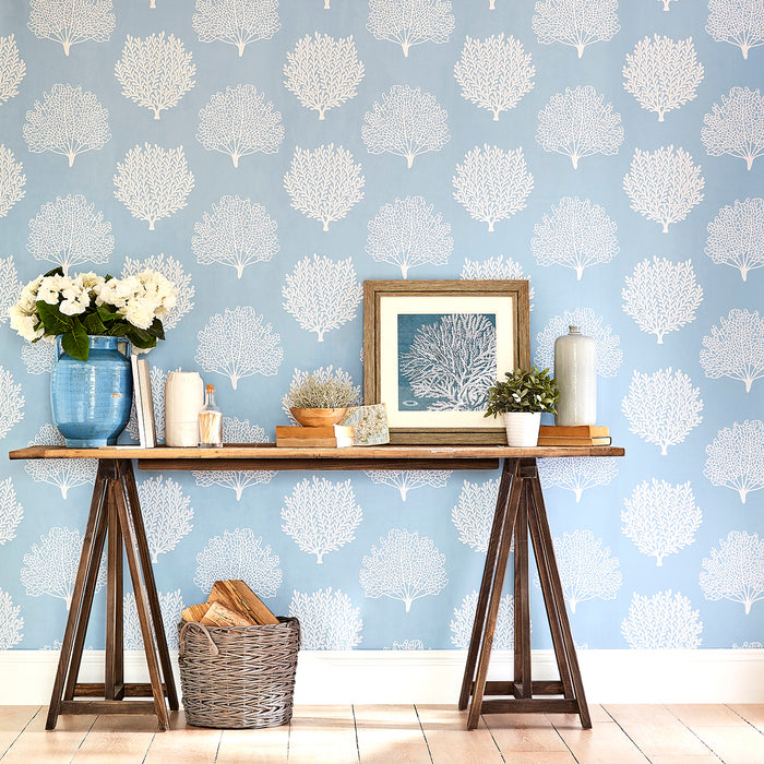 Sanderson Coraline Marine 216577 Wallpaper DCOA216577