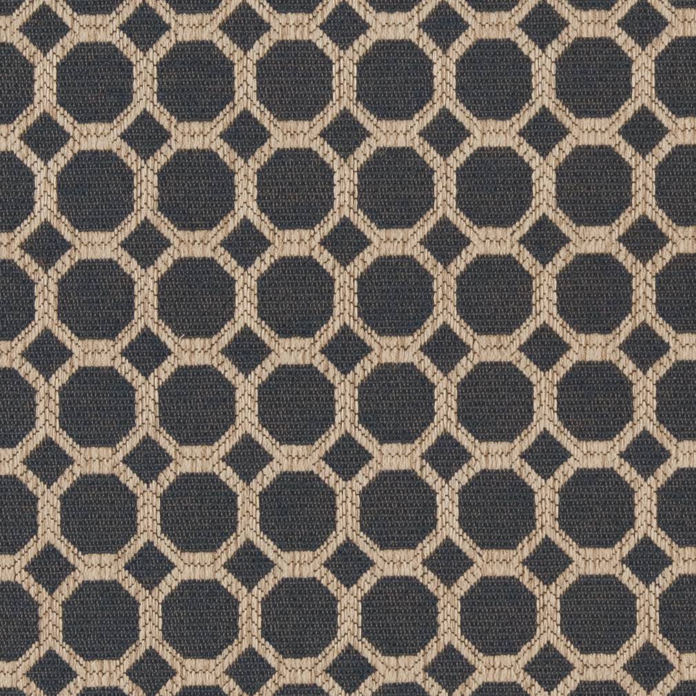 Charlotte Indigo Honeycomb Fabric D1230