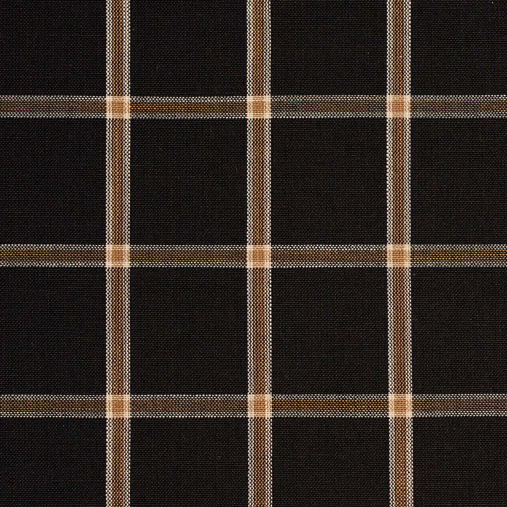 Charlotte Onyx Windowpane Fabric D138