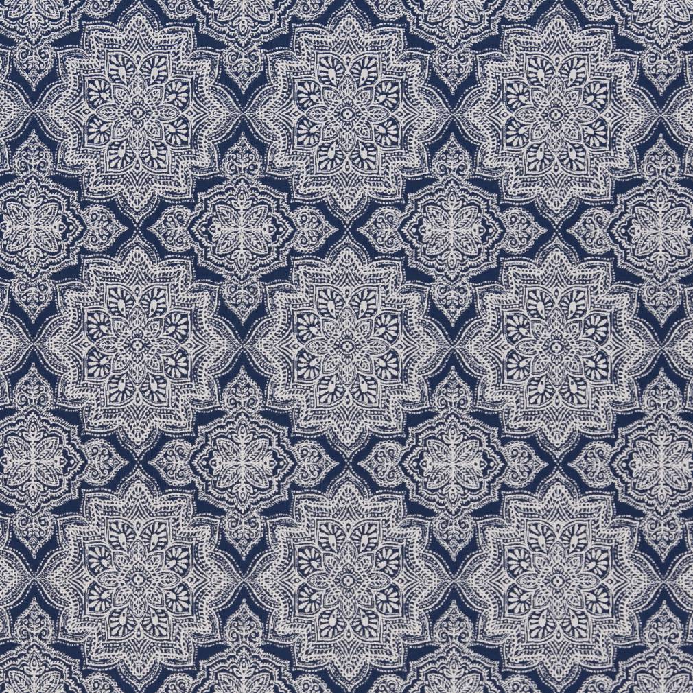 Charlotte Indigo Mandala Fabric Sample D1433
