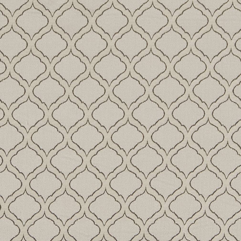 Charlotte Platinum Ogee Fabric Sample D1537