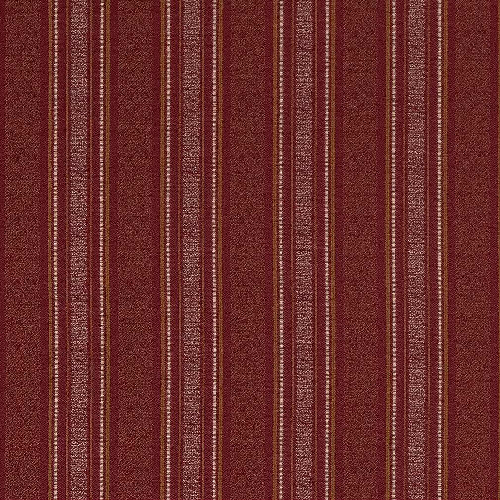 Charlotte Merlot Stripe Fabric Sample D1539