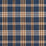 Charlotte Indigo Tartan Fabric D155