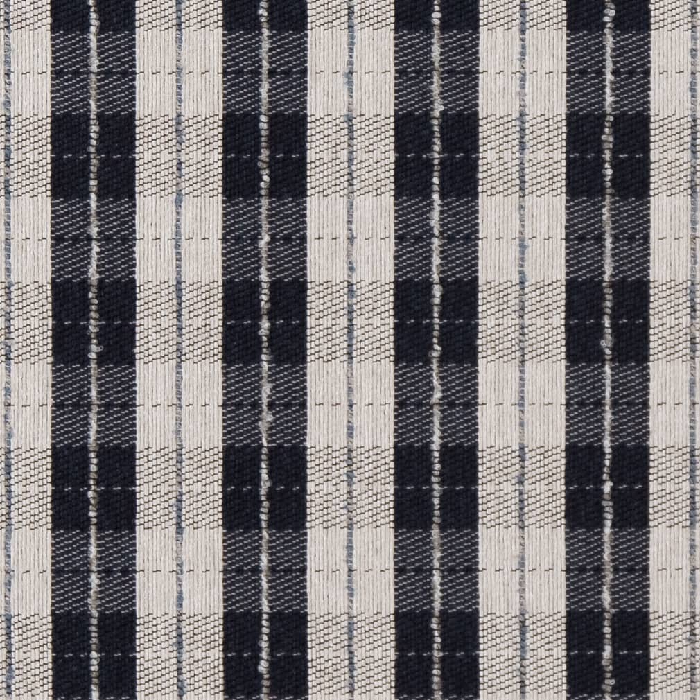 Charlotte Navy Plaid Fabric D1952
