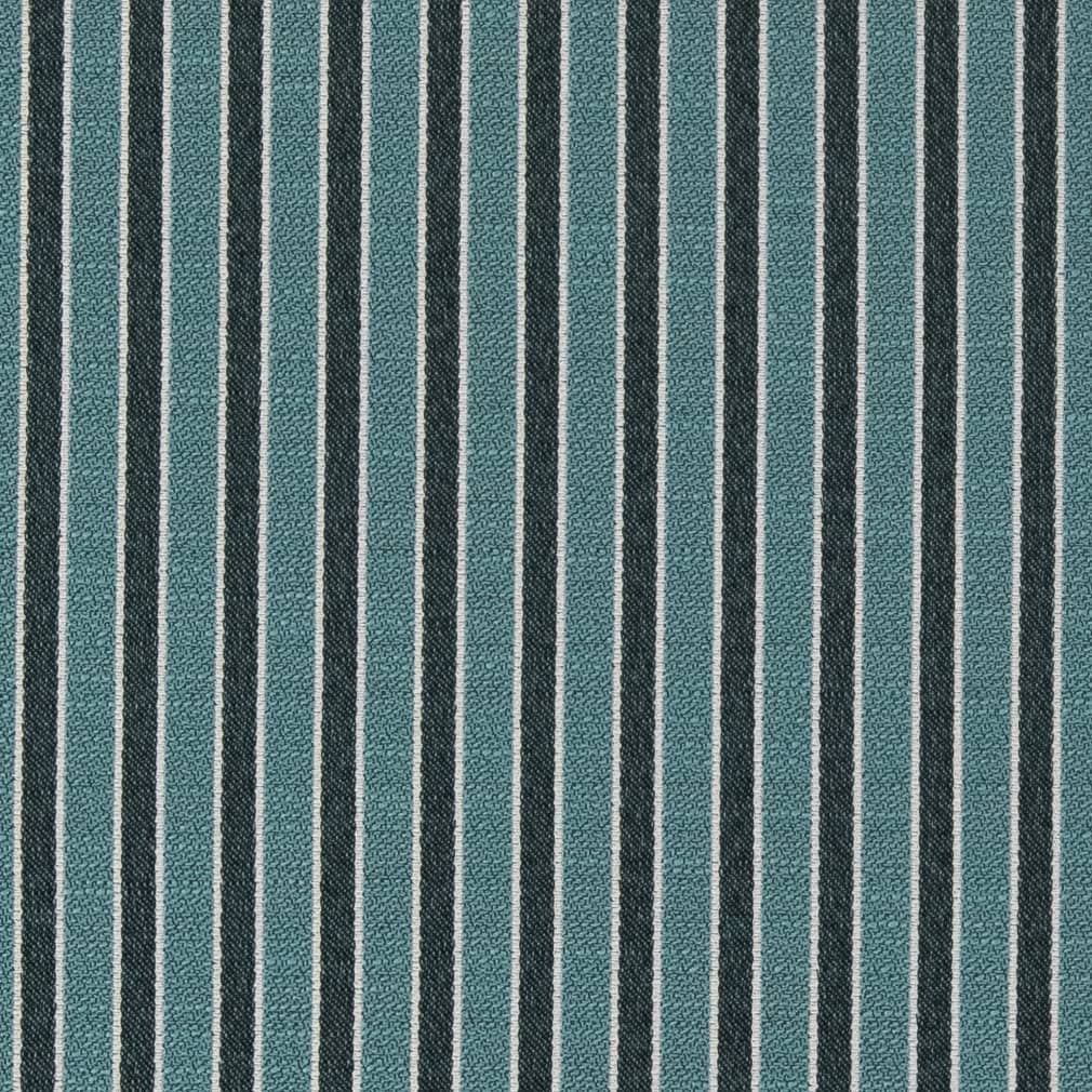 Charlotte Aqua Stripe Fabric Sample D2129