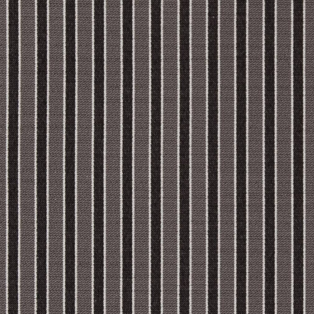 Charlotte Charcoal Stripe Fabric Sample D2130