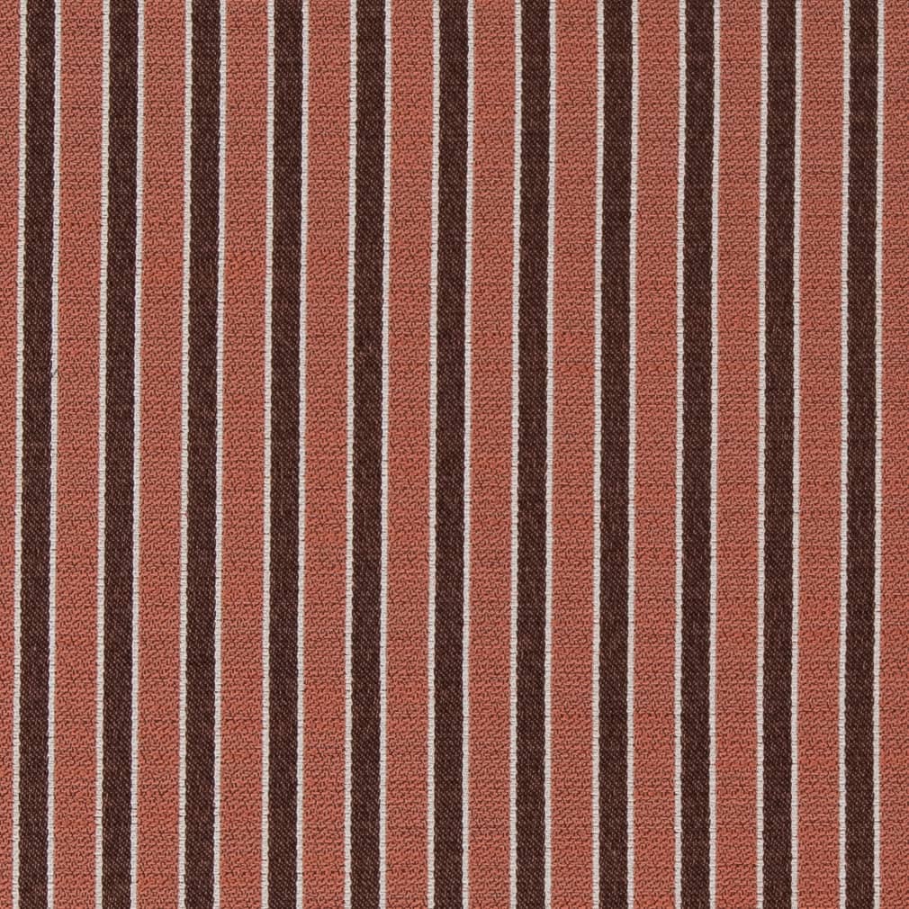 Charlotte Salmon Stripe Fabric Sample D2131