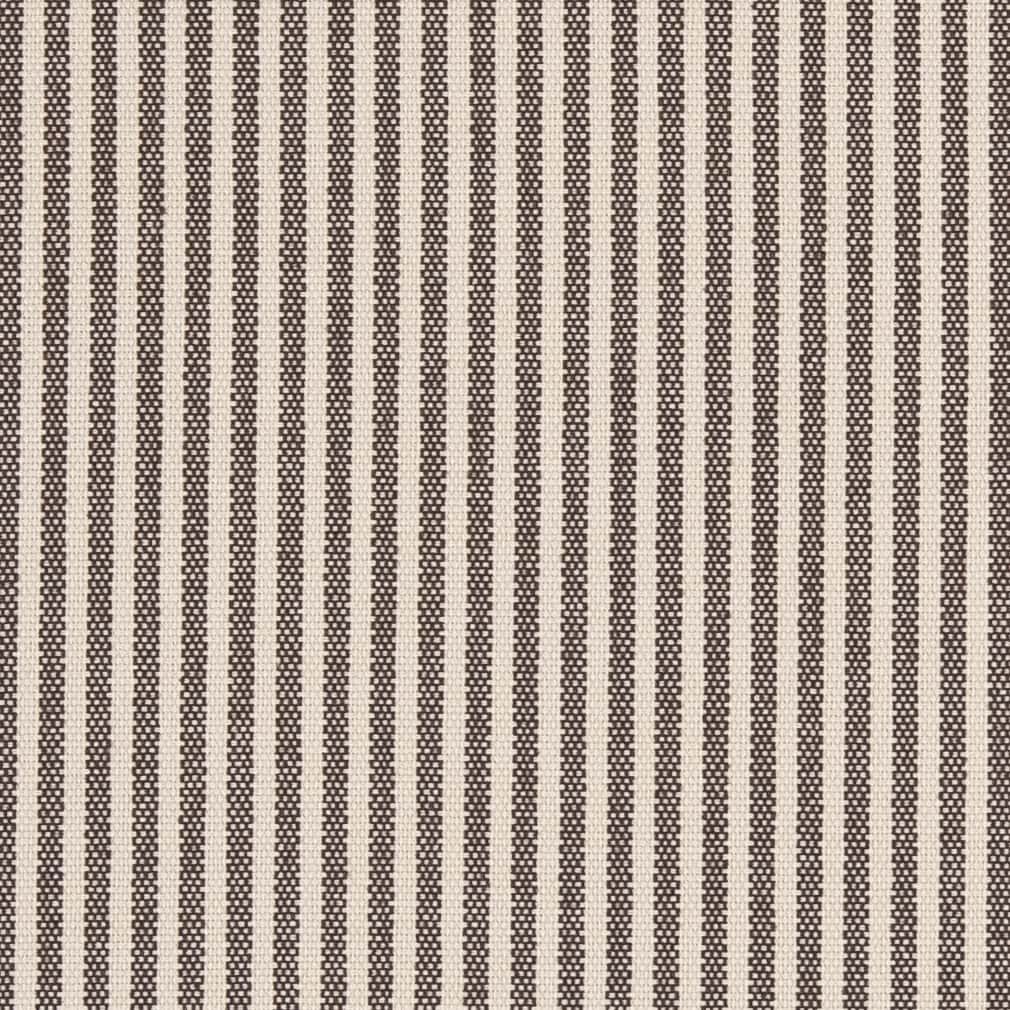 Charlotte Ticking Walnut Fabric D2589