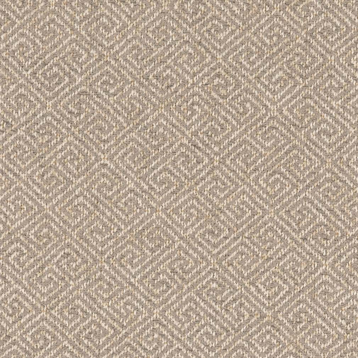 Charlotte Greek Key Pewter Fabric Sample D2616