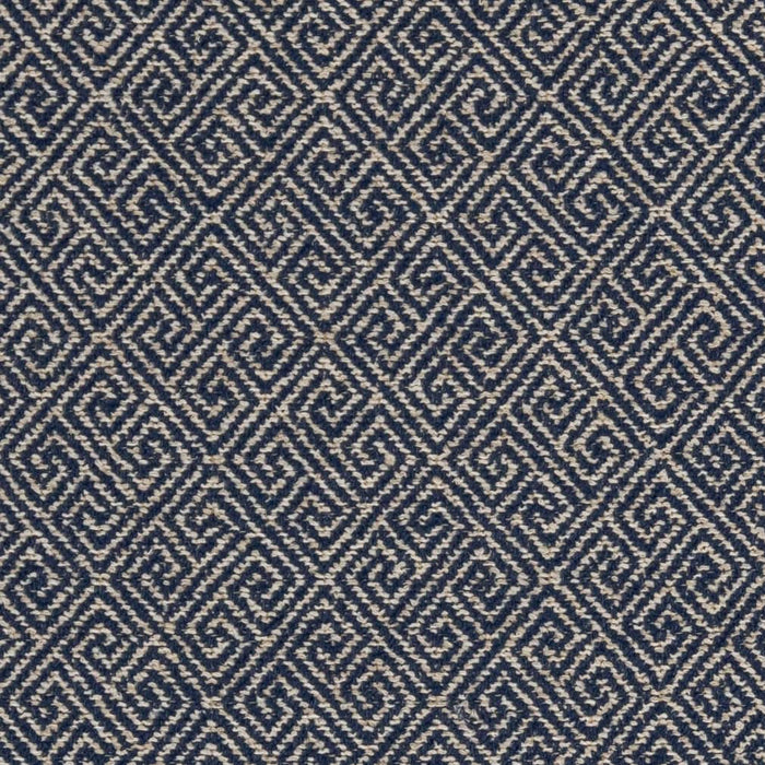 Charlotte Greek Key Navy Fabric Sample D2618