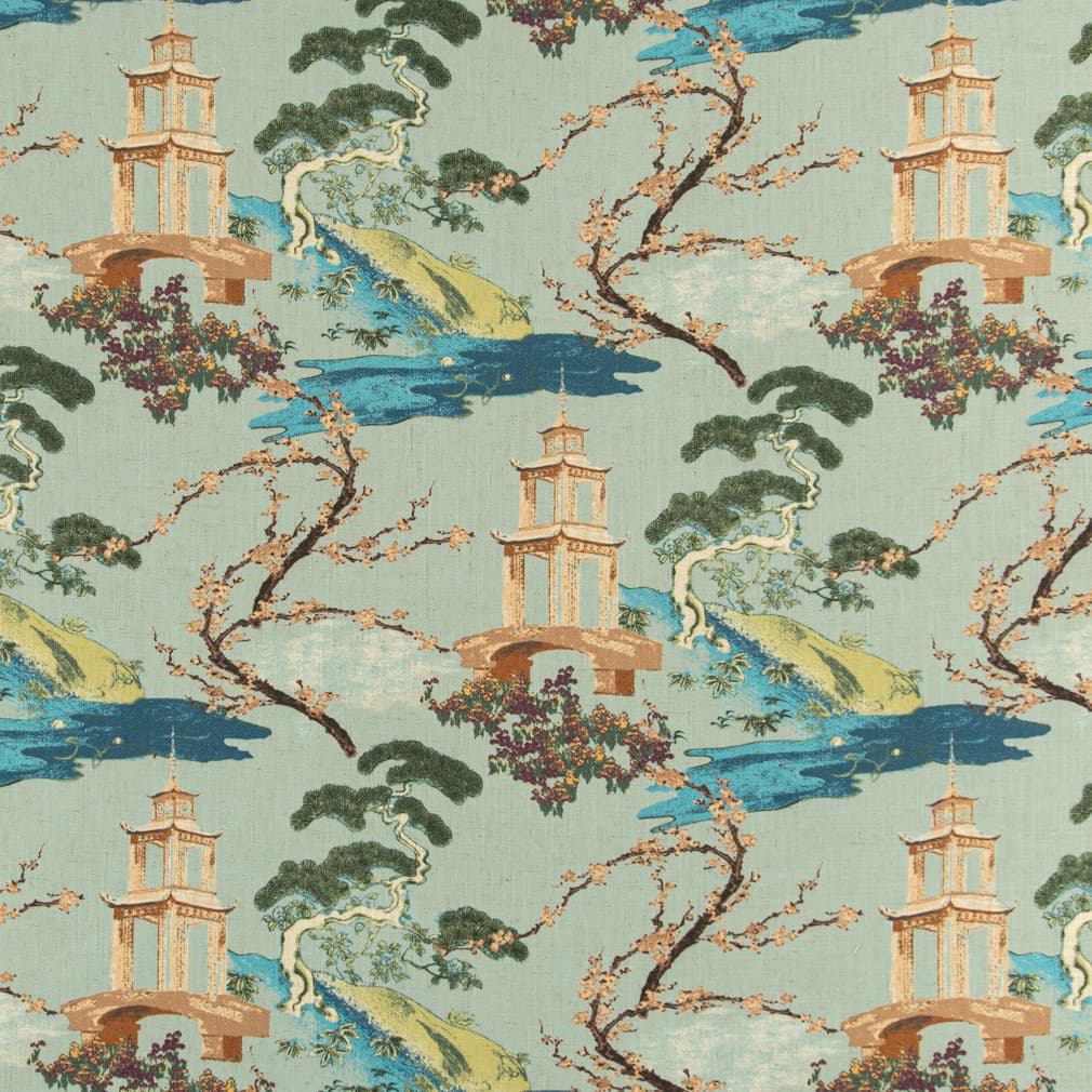 Charlotte Seaspray Fabric Sample D3355