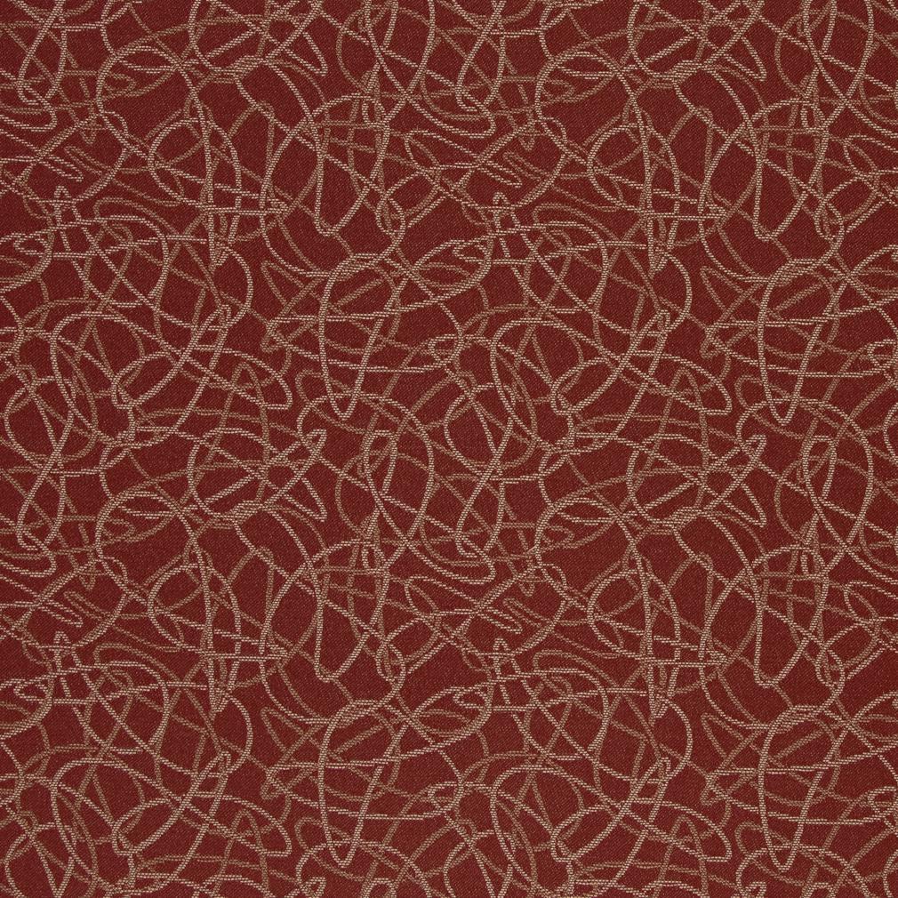 Charlotte Squiggles/spice Fabric D936