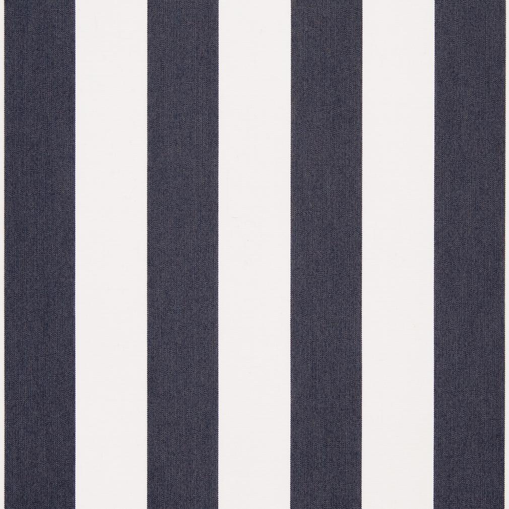 Charlotte Navy Stripe Fabric D982