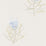 Sanderson Protea Flower China Blue/Canvas 216327 Wallpaper DART216327