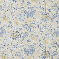 Sanderson Shalimar China Blue/Linen 226319 Fabric DART226319