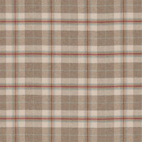 Sanderson Milton Cherry/Biscuit 233250 Fabric DBYR233250