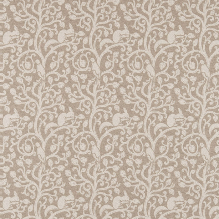 Sanderson Squirrel & Dove Wool Linen 233265 Fabric DBYR233265