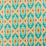 Sanderson Niyali Teal/Saffron 226648 Fabric DCEF226648