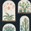 Sanderson Terrariums Ink/Multi 216658 Wallpaper DGLW216658