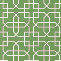 Sanderson Hampton Trellis Botanical Green 216660 Wallpaper DGLW216660