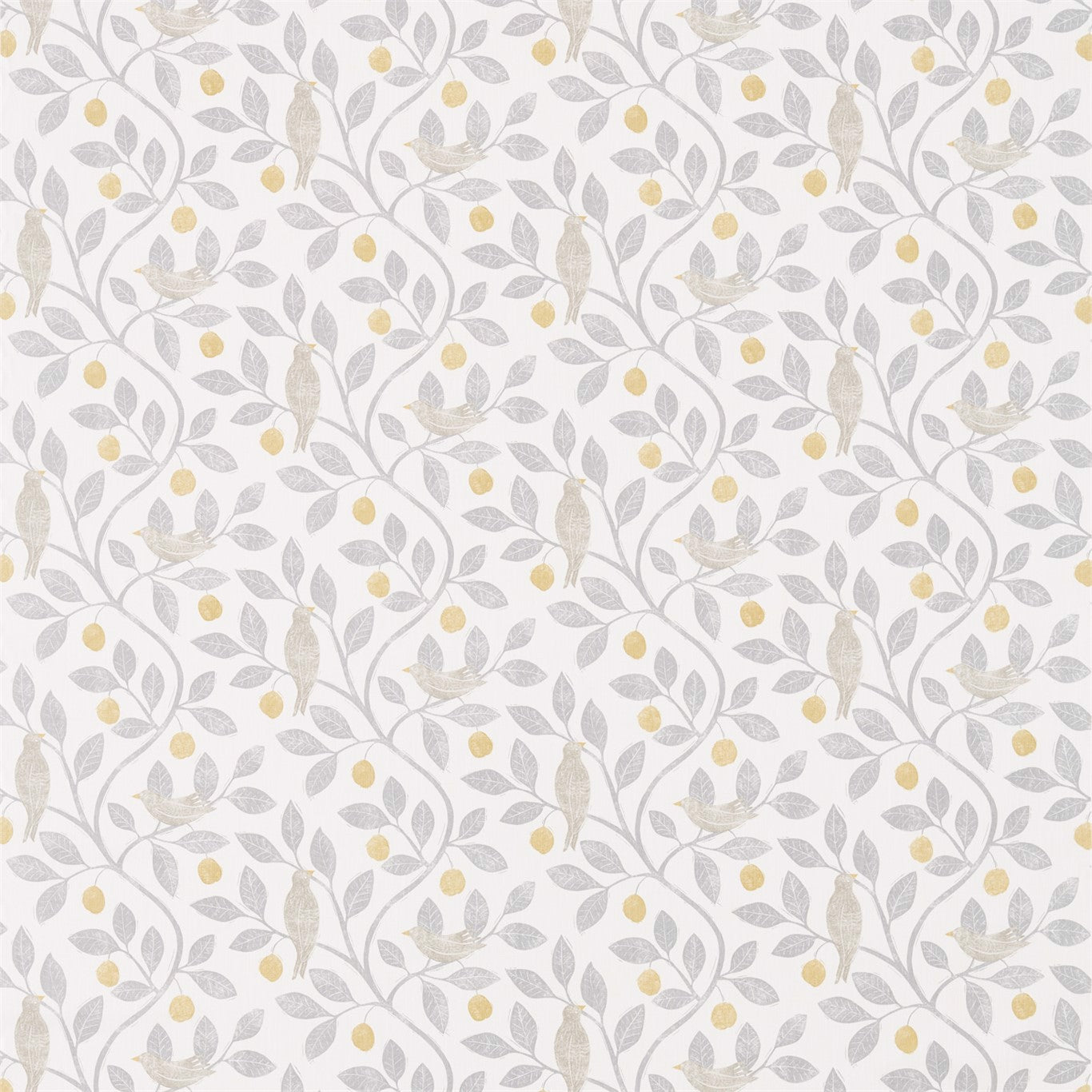Sanderson Damson Tree Dijon/Mole 226363 Fabric DHPO226363