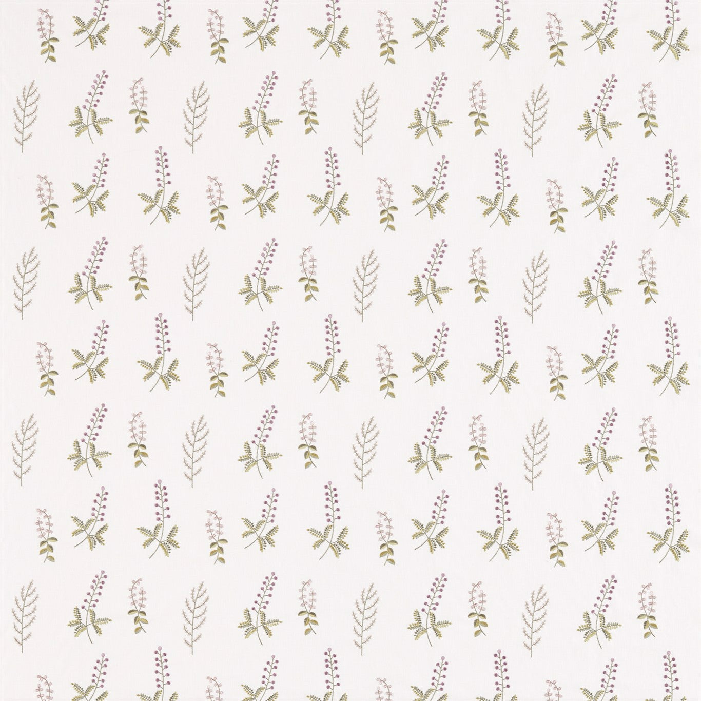 Sanderson Bilberry Celadon/Fig 236425 Fabric DHPO236425
