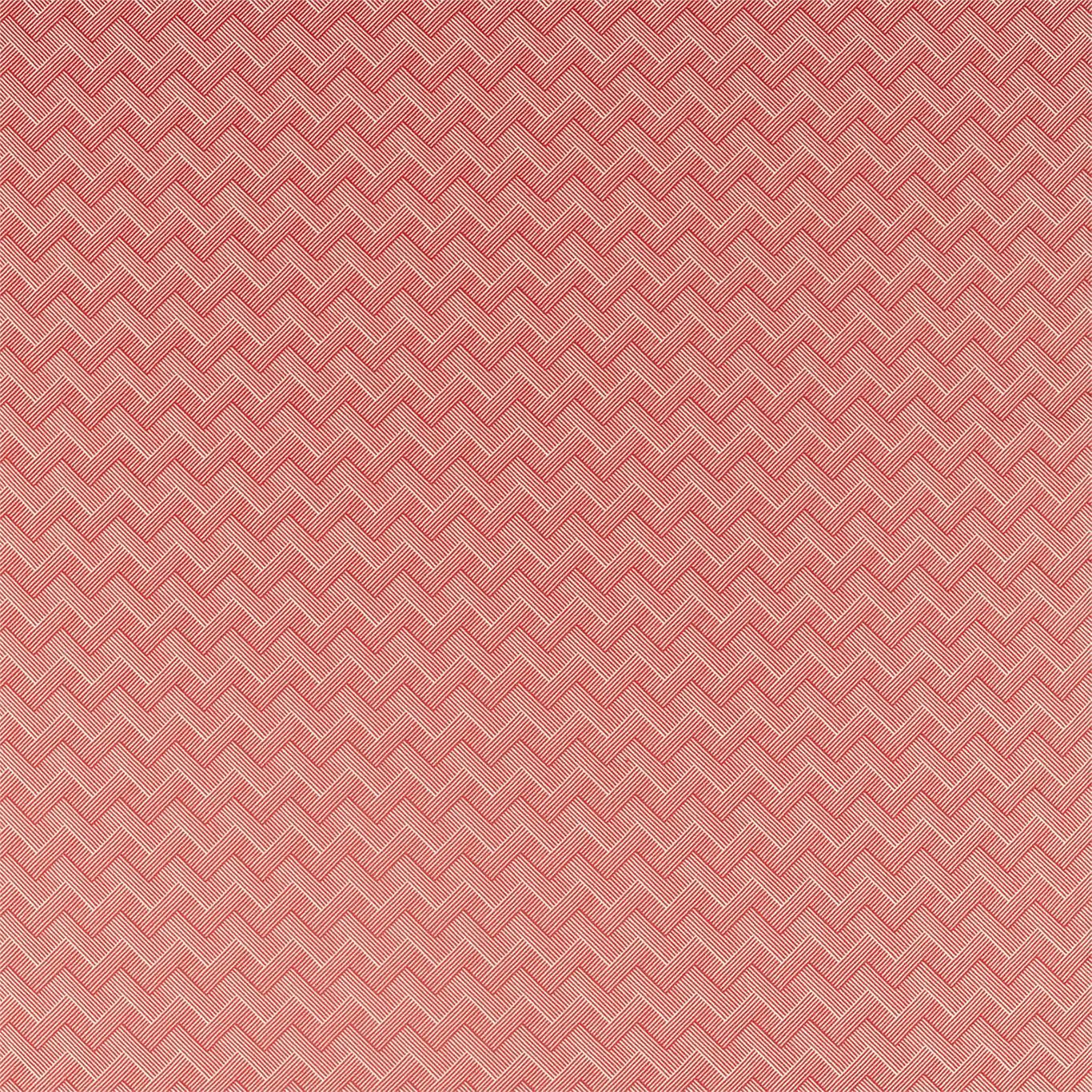 Sanderson Nelson Bengal Red 236796 Fabric DLNC236796
