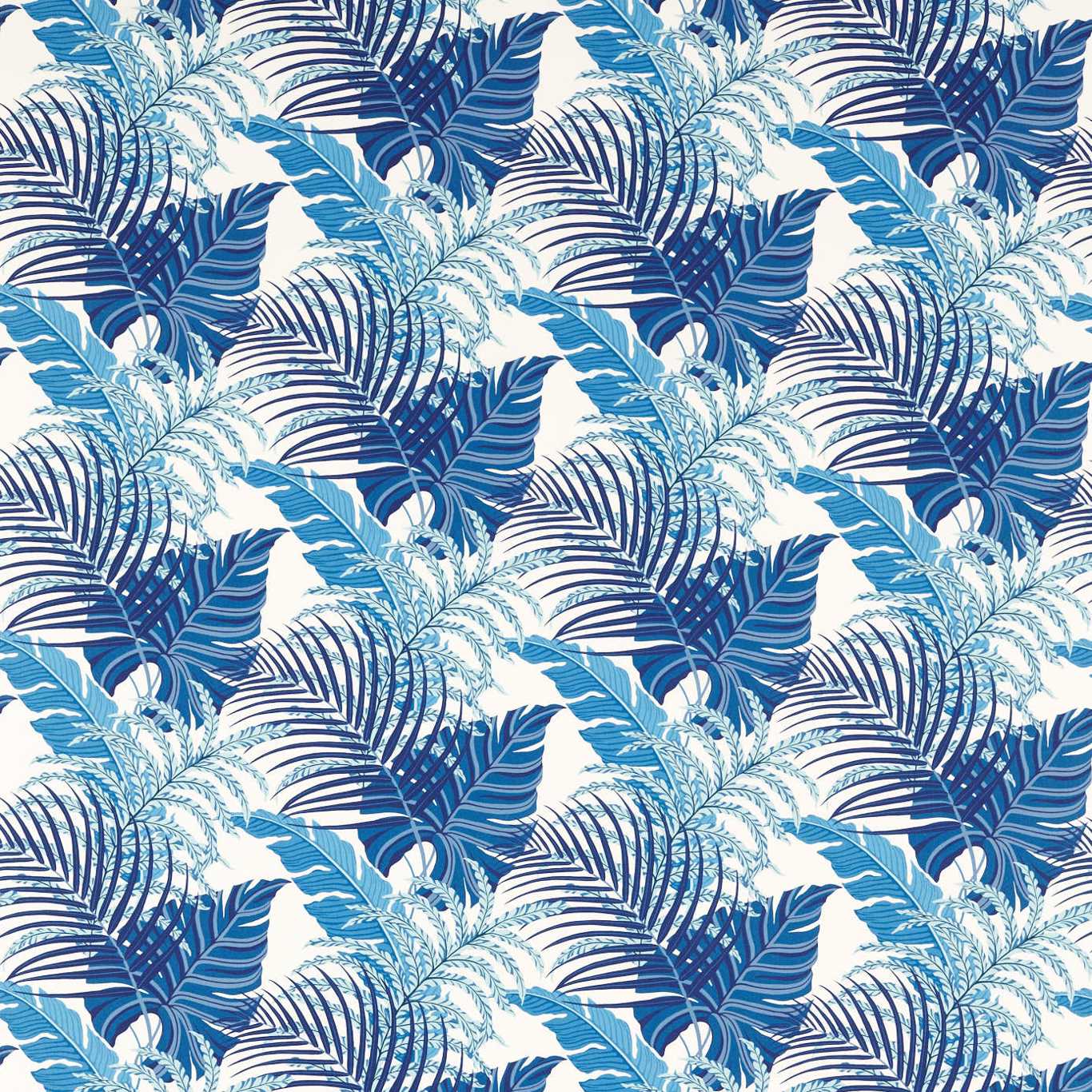 Sanderson Manila French Blue 226931 Fabric DLUM226931
