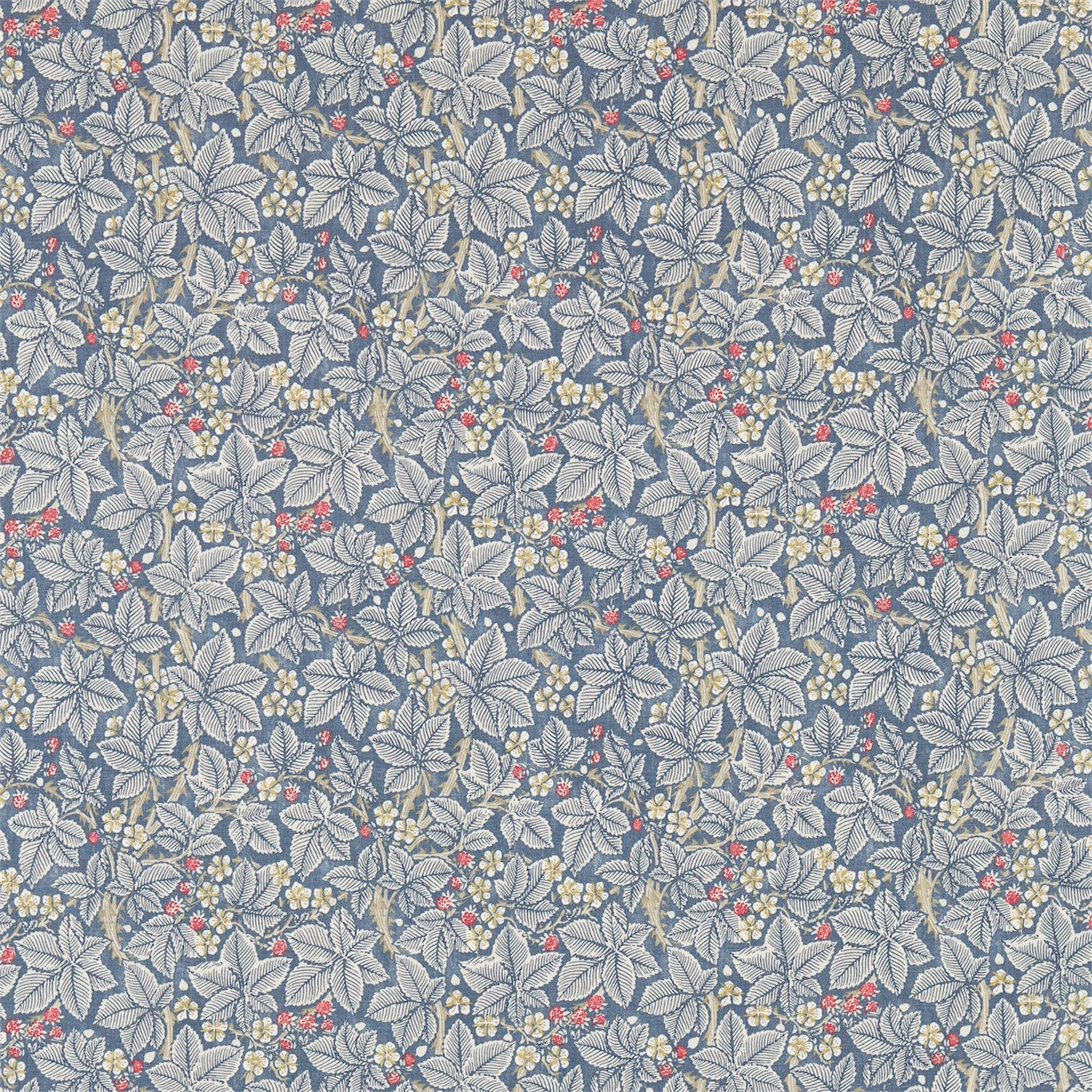 Morris & Co Bramble Mineral/ Slate 224462 Fabric DM3P224462