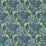 Morris & Co Morris Seaweed Cobalt/Thyme 224472 Fabric DM3P224472