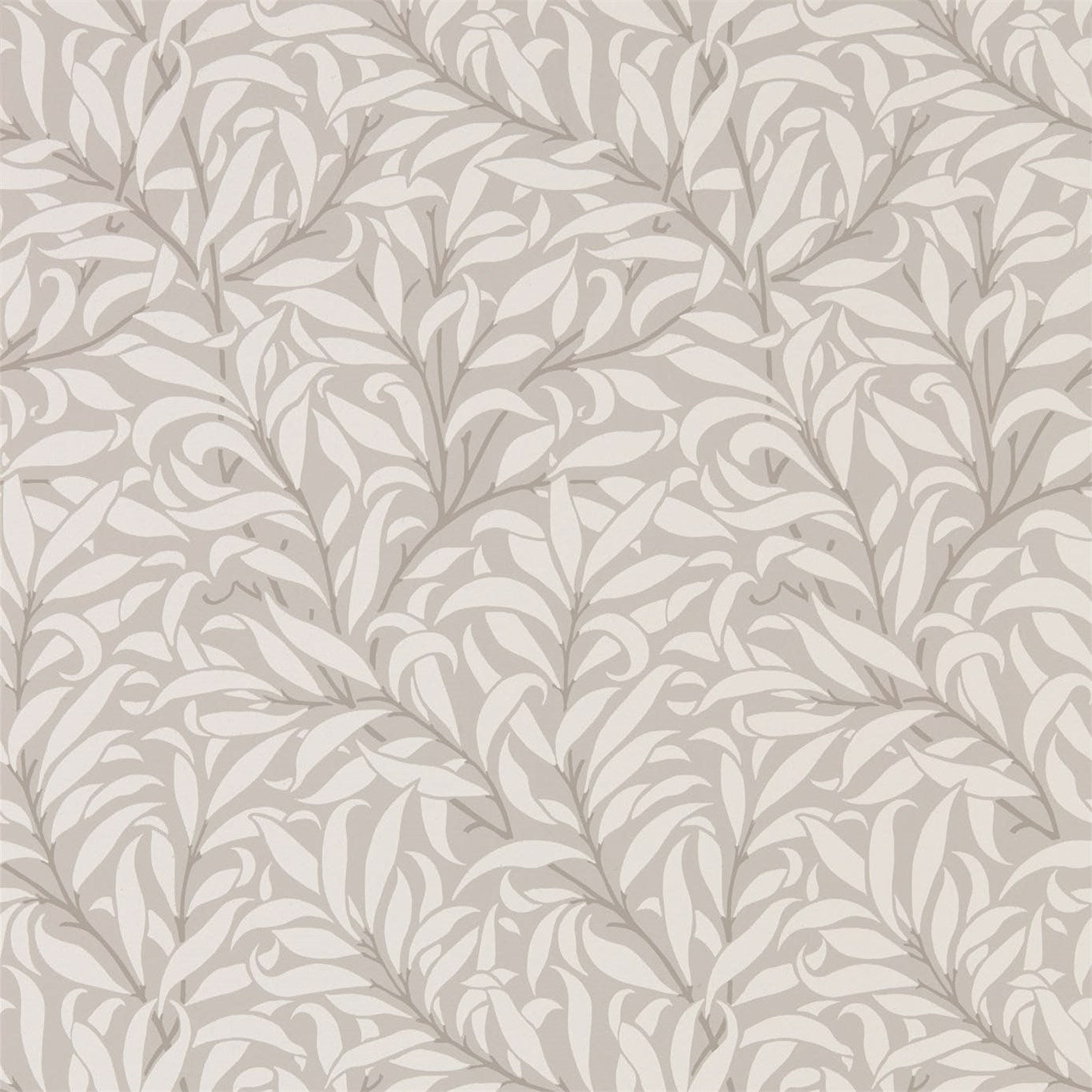 Morris & Co Pure Willow Bough Dove/Ivory 216025 Wallpaper DMPU216025