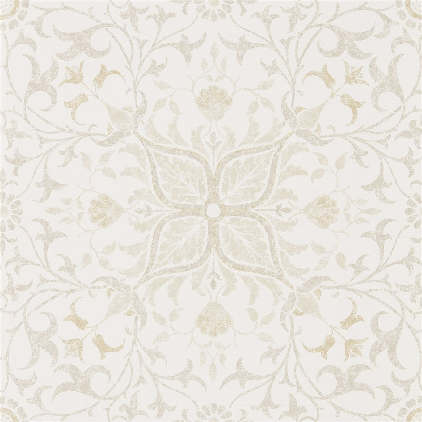 Morris & Co Pure Net Ceiling Ecru/Linen 216039 Wallpaper DMPU216039