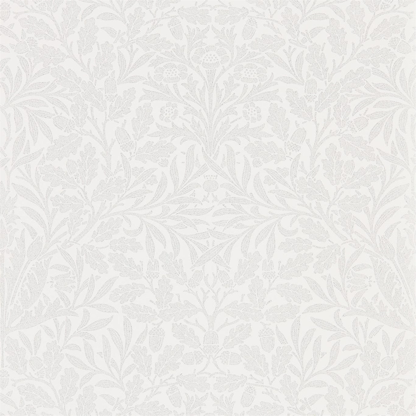 Morris & Co Pure Net Ceiling Chalk/Silver 216043 Wallpaper DMPU216043