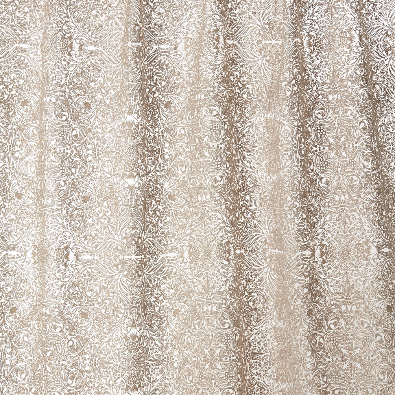Morris & Co Pure Ceiling Embroidery Flax DMPU236068 Fabric | 40